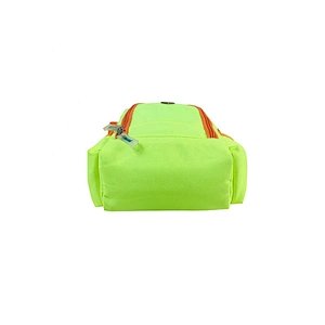 High quality insulated cooler box bags deliver lunch food delivery with custom logo thermal fluorescent green fabric for kids