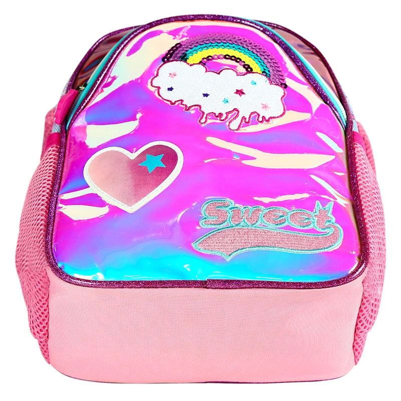 Hot sale cartoon waterproof backpack girl cheap school bag school bags for girls travel with Sequin, Embroidery