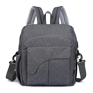 Fashion Mummy Maternity Bag Multi-function Diaper Bag Backpack Nappy Baby Bag with Stroller Straps for Baby Care