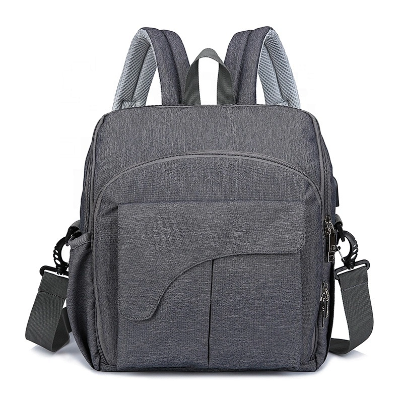 Fashion Mummy Maternity Bag Multi-function Diaper Bag Backpack Nappy Baby Bag with Stroller Straps for Baby Care