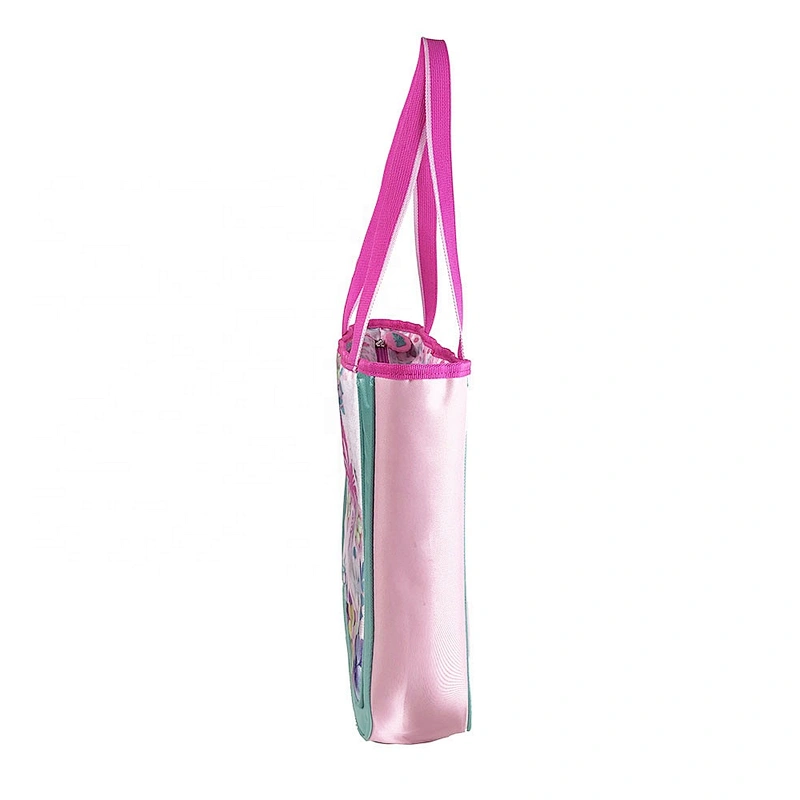 OEM Lady Girls Fashion school Customized Logo Style Hand bag tote bags with custom printed logo tote bag polyester