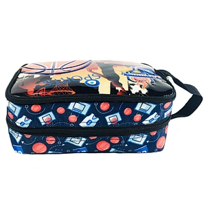 High quality Custom Logo Polyester Sports Shoe Bag Basketball Soccer printing Golf Shoe Bag Travel for school kids
