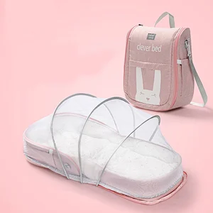 Travel Bassinet 3 in 1 Diaper Bag Backpack Portable mother care baby Travel Bed Mobile Changing Station