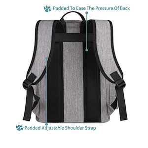 Dog Backpack Pet Carrier Bag with Mesh for Small Dogs Cats Airline Approved for Hiking Travel Puppies Cat Backpack Bag