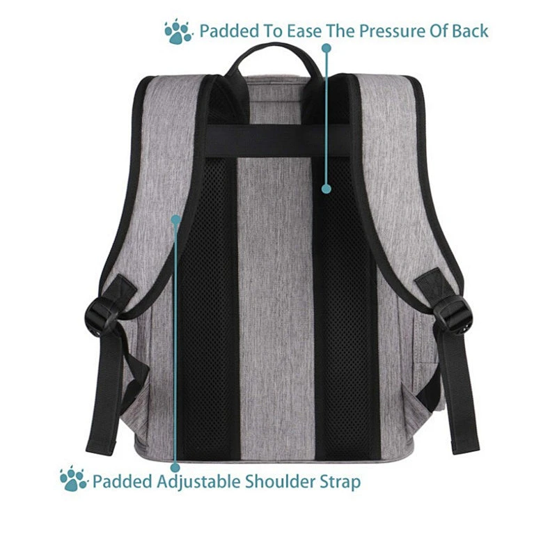 Dog Backpack Pet Carrier Bag with Mesh for Small Dogs Cats Airline Approved for Hiking Travel Puppies Cat Backpack Bag