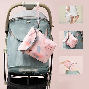 Crib hanging bag Baby waterproof dustproof  hanging basket nappy bag diaper bag