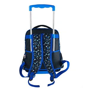 3 in set 3D EVA Cartoon School Backpacks Set Boys Bookbags Trolley Backpack with Lunch Bag and Pencil Case