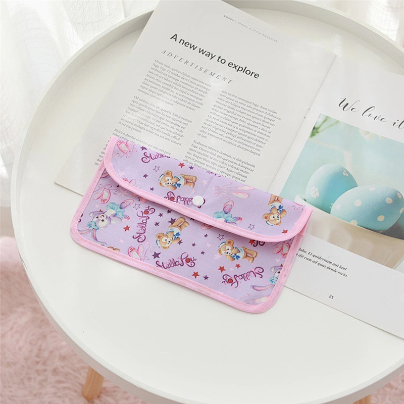 Portable plastic face Masking storage Bag cartoon temporary storage bag Interfere with dustproof storage