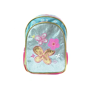 2020 New design Wholesale customized Fashionable primary student small  girls school bag girl shiny sequin bags for kids school