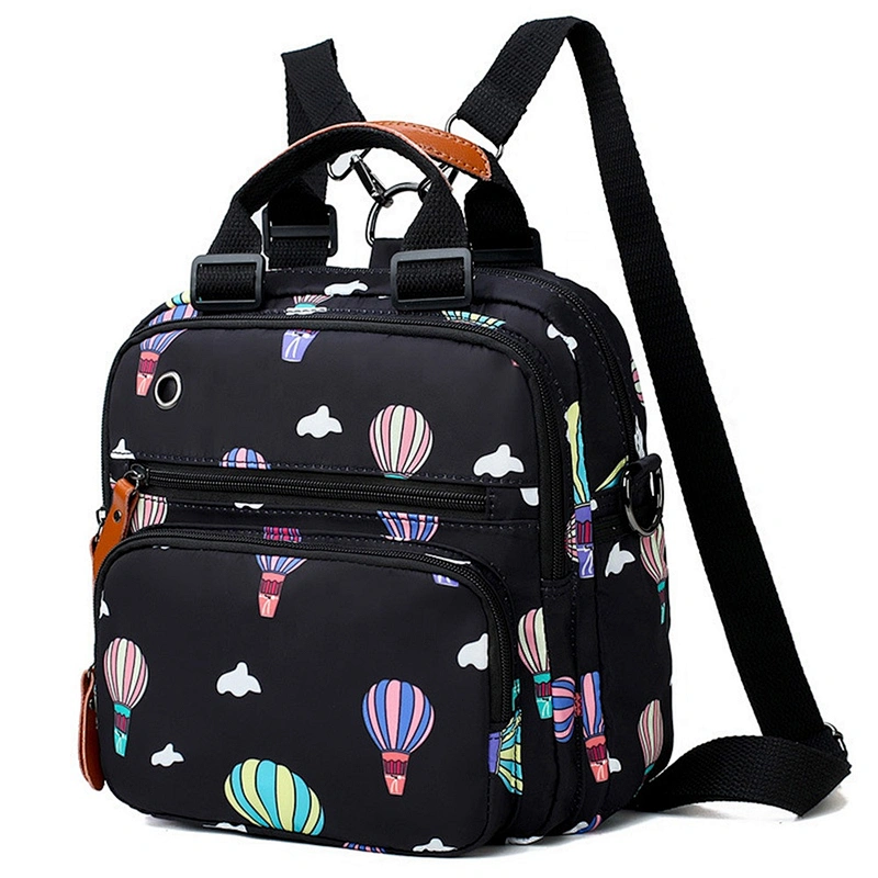 Fashion Multifunctional Large Capacity Backpack Trendy Baby Bag Leisure Travel Diaper Bag With Bassinet Mommy Baby Diapers Bag