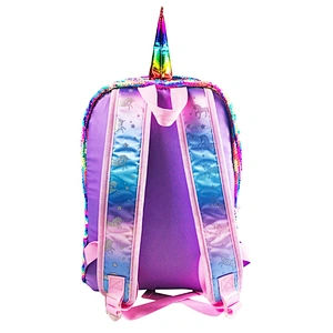 New primary unicorn school backpacks smart sequin backpack custom logo kids book bag for girl children