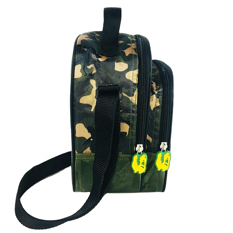 Dinosaur Insulated Lunch Bag For Kids Lunch Box Tote Bag Kids School Food delivery smell proof bag with messenger belt