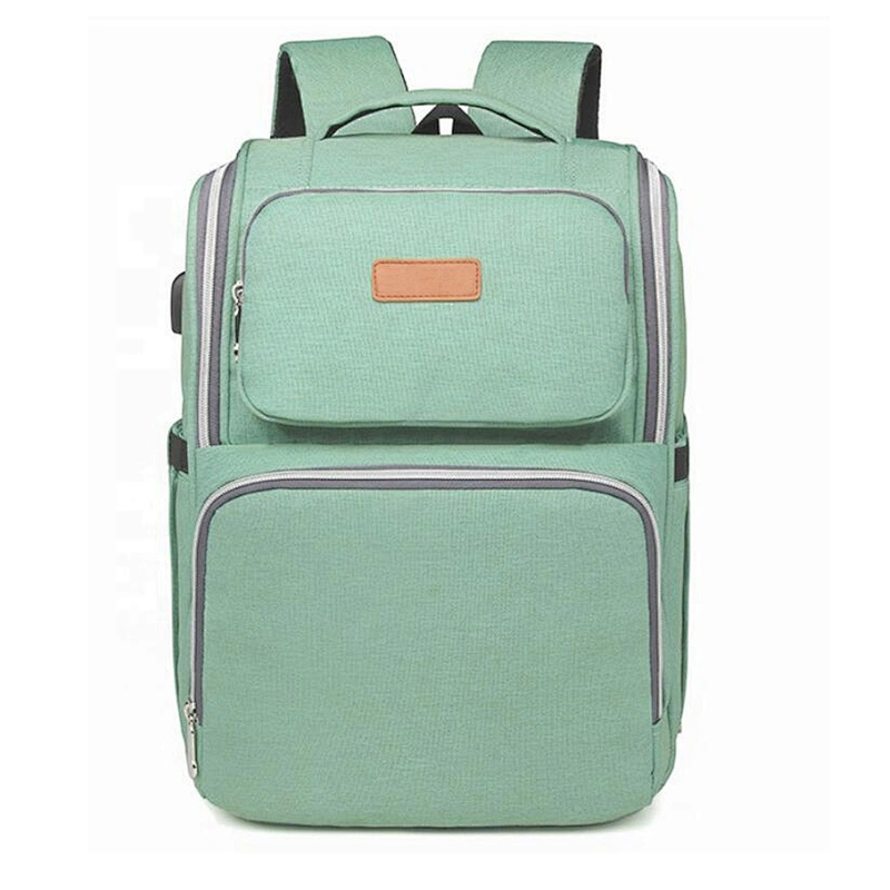 Custom Mommy maternity baby bags stroller mother care baby diaper backpack nappy changing leather diaper bag for mothers