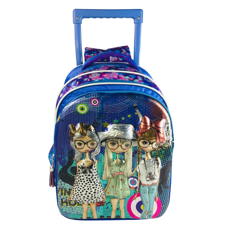 Cartoon EVA Kids Girl Outdoor Smart Travel bags Luggage Trolley bags With Wheels