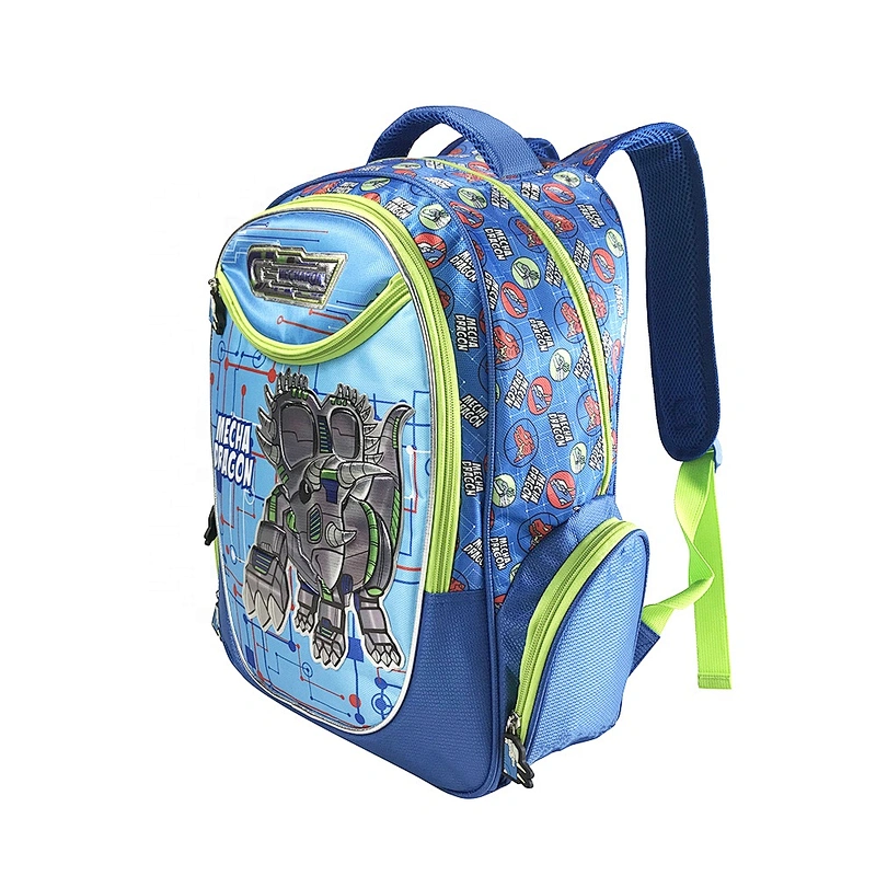 2020 Wholesale  High quality waterproof mochilas cartoon robot children backpacks school bags for boys kids student book bags