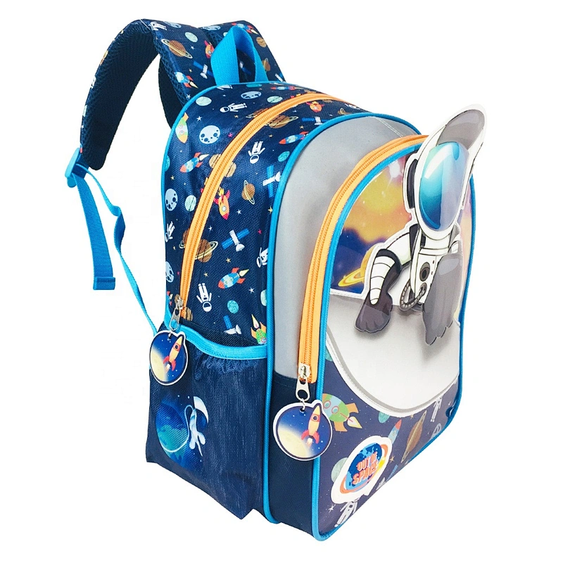 Wholesale Custom LOGO Printing Space Design Kids Child School Bag for boy