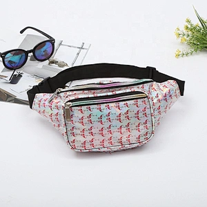 Flamingo fashion portable multifunctional outdoor sport Kit 3D printed kit waist bag chestbag