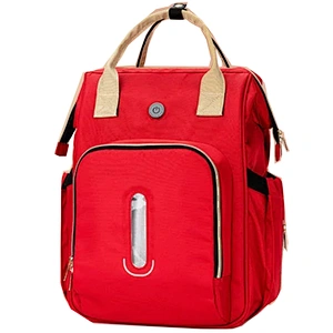 Multi-function ozone sterilizer mommy diaper bags baby diapers bag luiertas for mothers travel weekender disinfection