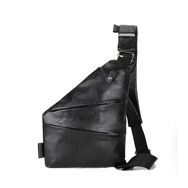 Custom leisure business waterproof sling bag mens travel sports cross body shoulder bag messenger bag
