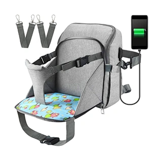 Fashion Mummy Maternity Bag Multi-function Diaper Bag Backpack Nappy Baby Bag with Stroller Straps for Baby Care