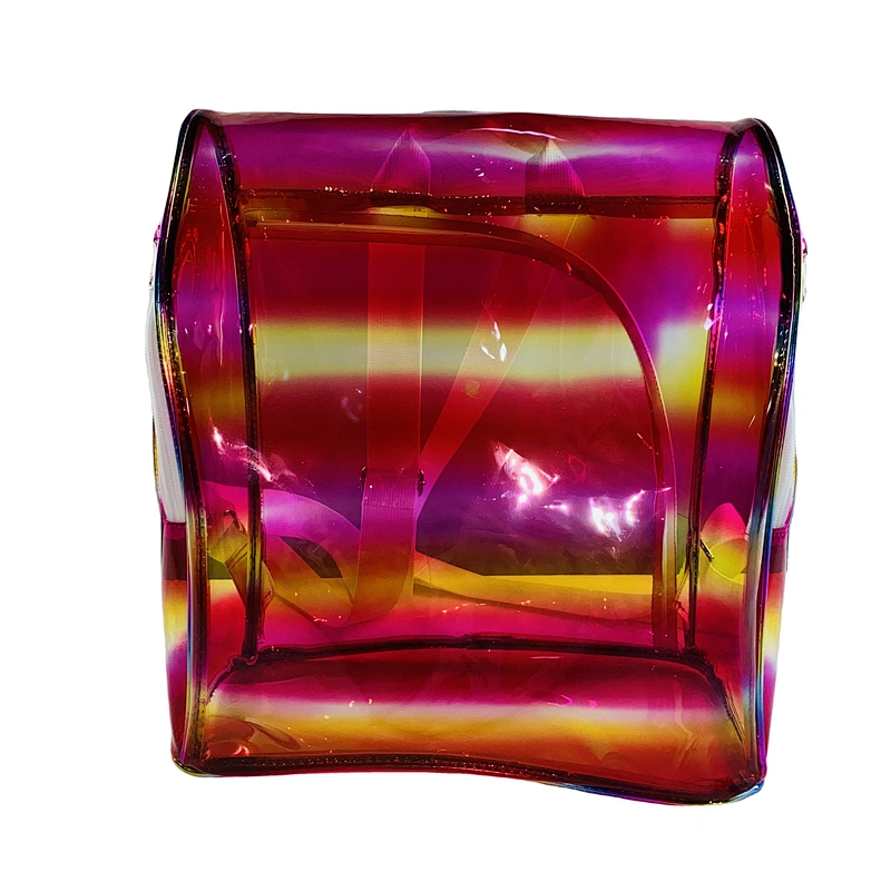 OEM/ODM casual Backpack bags rainbow color Bags waterproof transparent clear jelly backpack Mochilas Escolares For Children