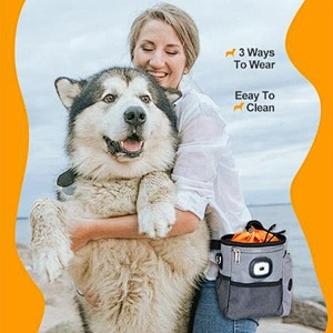 Pet training kit with LED light dog training kit dog snacks bag  portable waterproof training kit