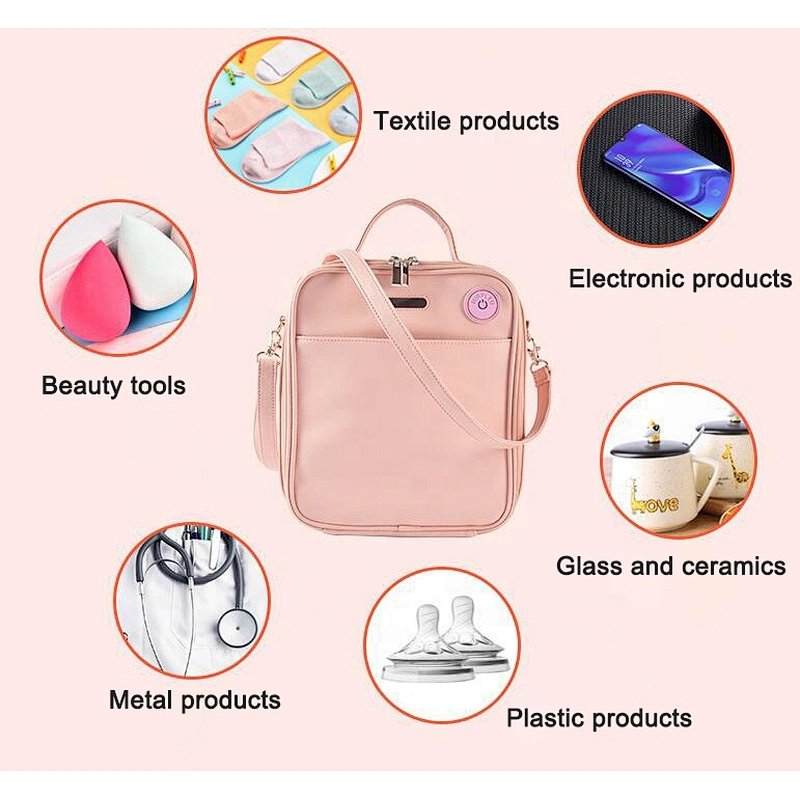 Custom Large Capacity Baby Bag Mummy Nurse UV Disinfection Diaper Bag Cute UV Sterilizing Baby Diaper bag for mother care