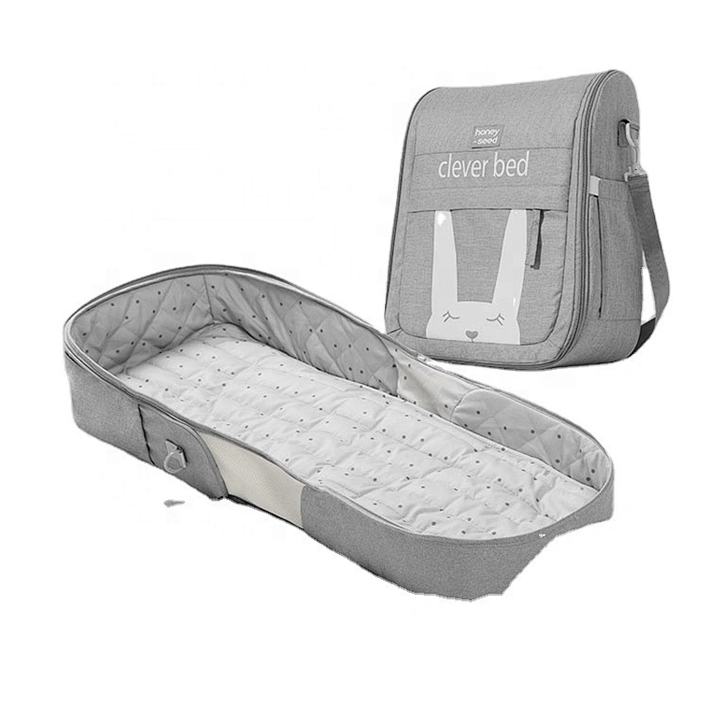 Baby Portable Bed Bag Foldable Newborn Travel Crib Carry-on Nest Bed Diaper Bag Bed for Baby 0-6M sac a langer nurse bag
