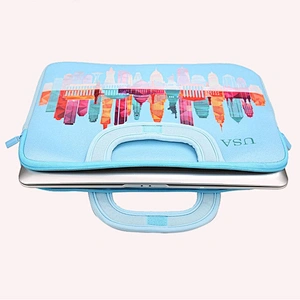 Printed Neoprene Computer Bag 15 Inch Notebook Bag Laptop Portable Inner Bag Cartoon Customization