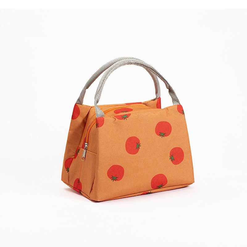 Sublimation printing ice pack for women and large fabric ice wine  insulated lunch cooler bag  Aluminum Foil Seafood Cooler Bag