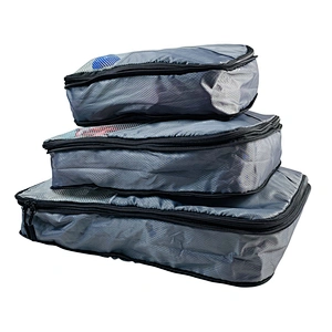 OEM/ODM Fashion Customized Logo Style with custom printed logo Luggage Organizer Packing Cubes Travel Compression Packing Cube