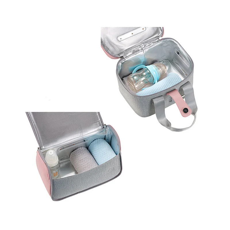 Sterilizing bag LED Multi-Function disinfection portable case USB travel milk bottle underwear cloth quick sterilize diaper bags