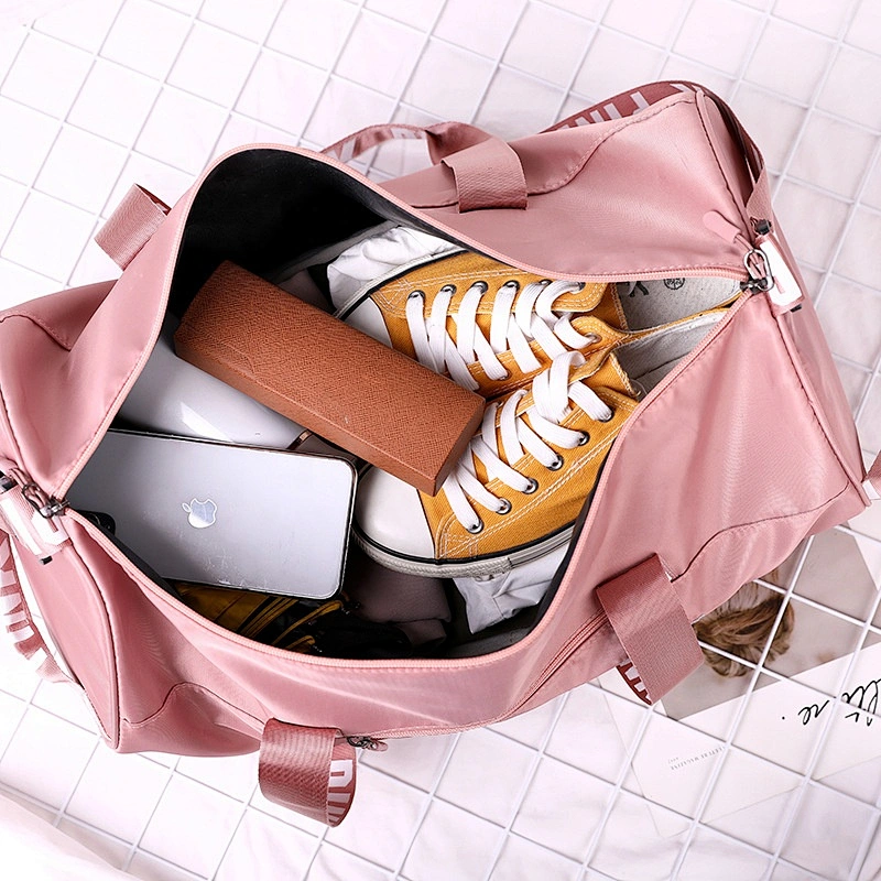 Fashion Large capacity Waterproof Men travel duffel overnight bag women sequin pink duffle bag sports travel bags for travel