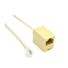Male to Female 6P4C to 8P4C Adapter Cable
