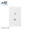 ABS material 2 port face plate wall jack