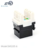 RJ45 Keystone Jack module Connector 568A/568B Keystone Punch Down Cat 6/5e/5 Connector