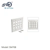 116*114MM 12 ports telephone wall jack
