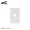 1 Port Keystone RJ45  Wall Plate Single Gang