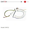 Spiral Cable RJ9 4P4C Plug to tinned SR Cord