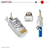 Network Connector RJ45 8P8C CAT7 Pass Through Plug Connector