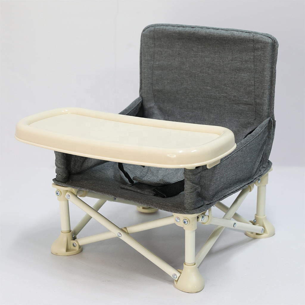 Portable Foldable Fast Easy Fold Compact Outdoor Baby Feeding Eating Seat Booster Chair For Travel Dining