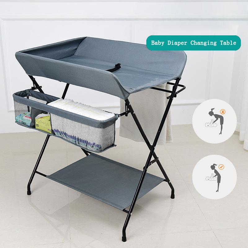 Fashion Oem Odm Multifunctional Adjustable Portable Foldable Baby Bathing And Diaper Changing Table For Infant Newborn Nursing