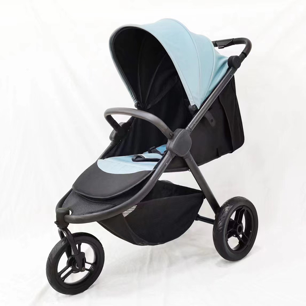 2023 Foldable Travel System All-terrain Multi-Position Recline Toddler Jogger Baby Stroller 3 wheels