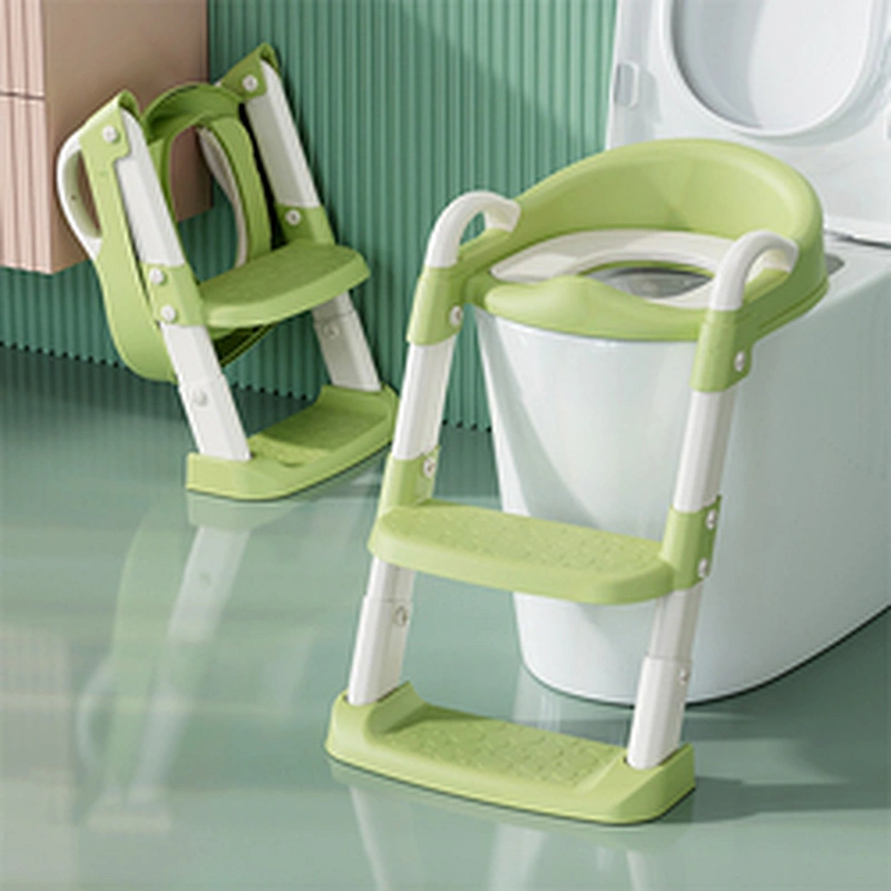 Safe Porta Comfortable Splash Guard Baby Potty Seat Training Toilet With Anti-slip Pads Step Stool Ladder