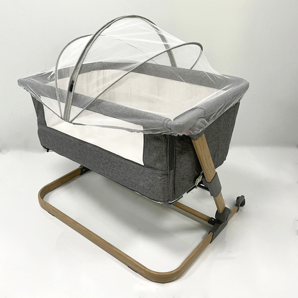 Foldable Portable Height Adjustment Breathable Mesh Cunas De Bebes Newborn Bassinets Bedside Sleeper for Baby