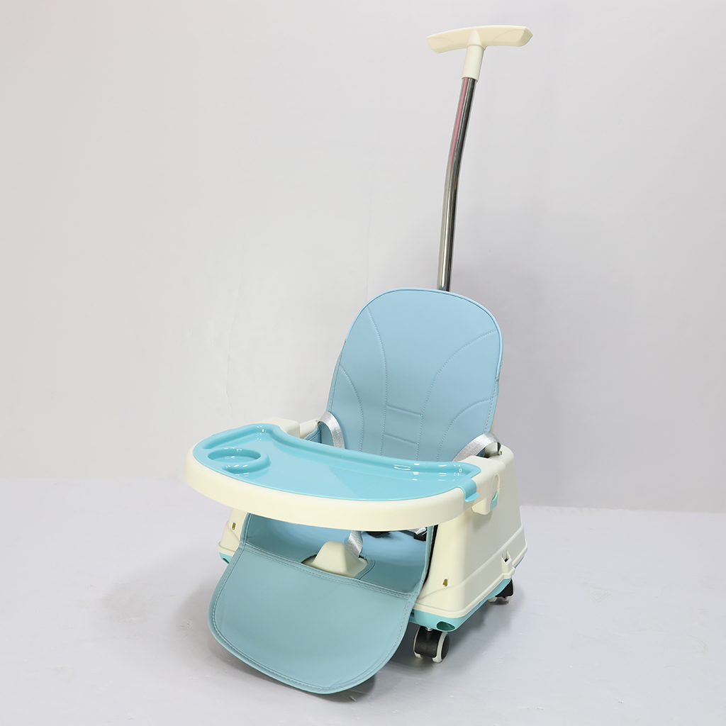 Factory Price Modern Easy Folding 5 in 1 Kitchen Foldable PlasticSitting Baby Food Feeding Highchair For Kids Dining