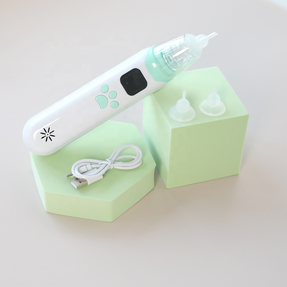 Wholesale Bpa Free Silicone Rechargeable Adjustable Nose Vacuum Cleaner Baby Electric Nasal Aspirator With Music Function