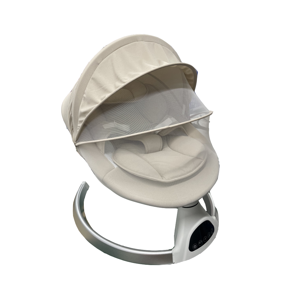 2023 Electric 5 In 1 Automatic Vibrating Bluetooth Swing Infant Baby Bouncer Rocker With Lullabies Mosquito Net Safety Belt