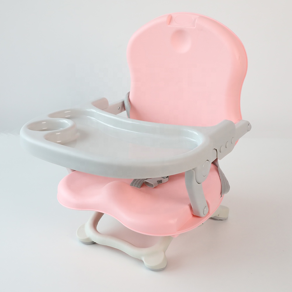 Foldable Pocket Snack Dining Chair Removable Tray Portable Outdoor Travel Baby Feeding Booster Seat For Eating Camping Beach Law