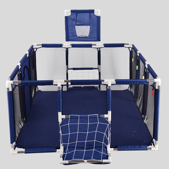 Portable Easy Folding Indoor Fabric large Toddler Safety Fence Baby Playpen With Gate For Kids